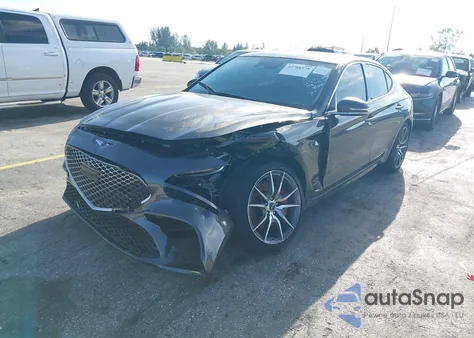 2025 Genesis G70 2.5T Rwd из США, поврежденный, VIN KMTG34SC7SU156246